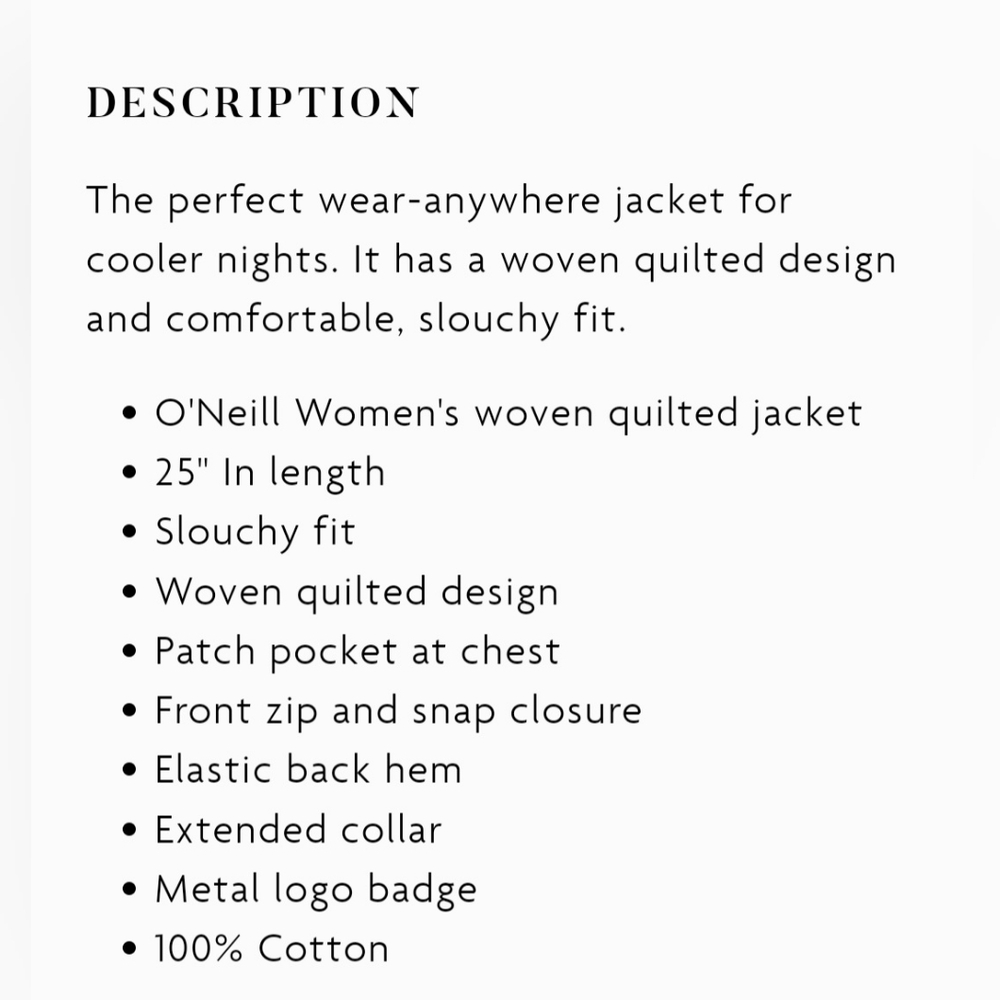 O'Neill jacket - Picture 8 of 8